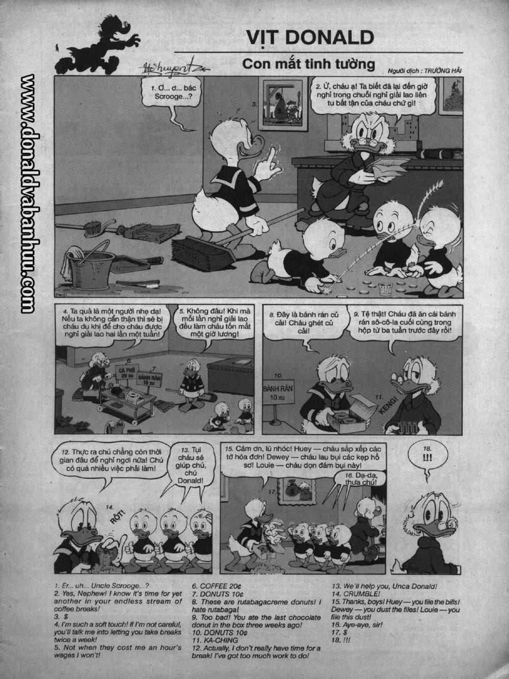 Truyện Tranh Donald Và Bạn Hữu trang 2