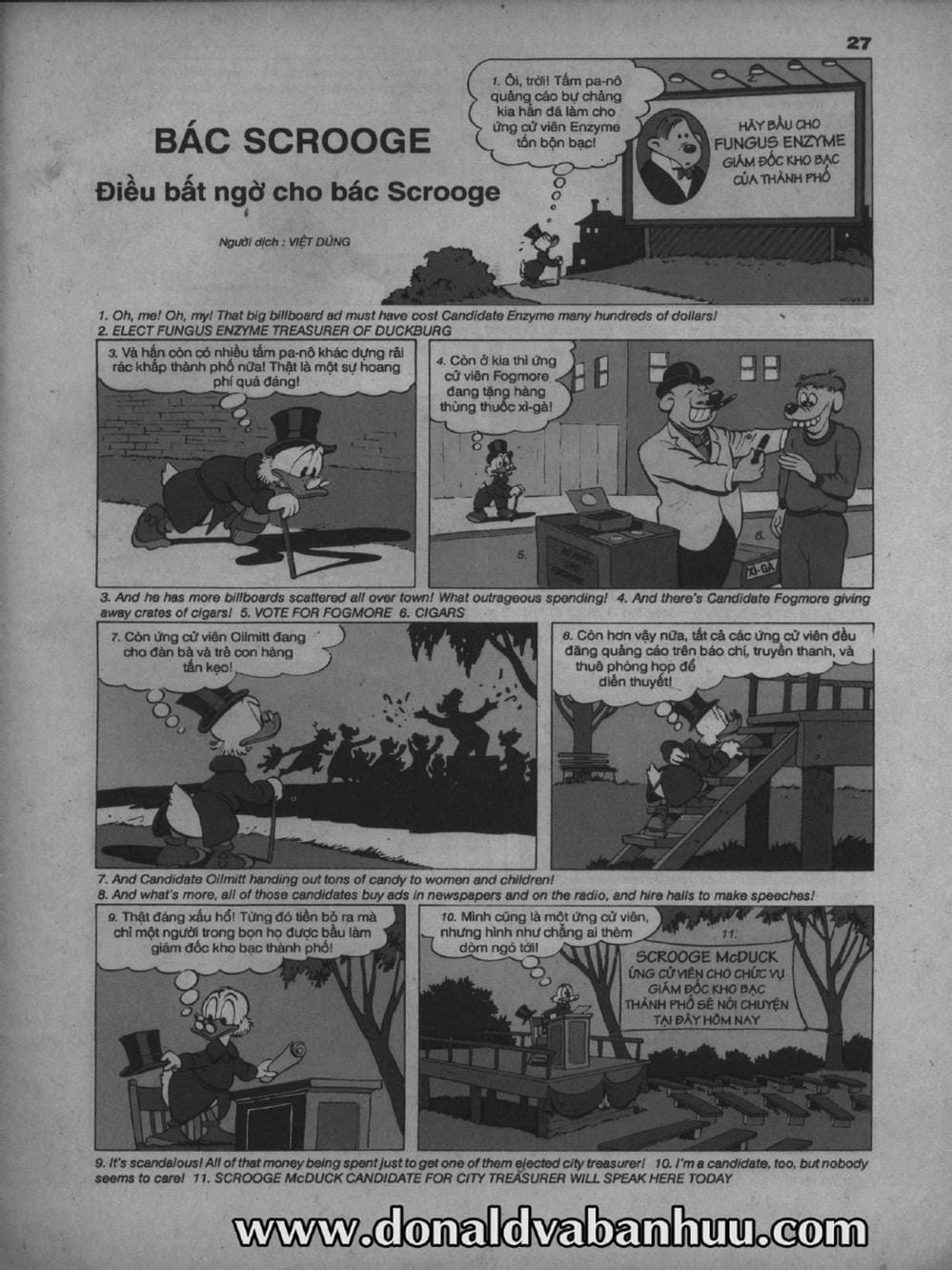 Truyện Tranh Donald Và Bạn Hữu trang 2