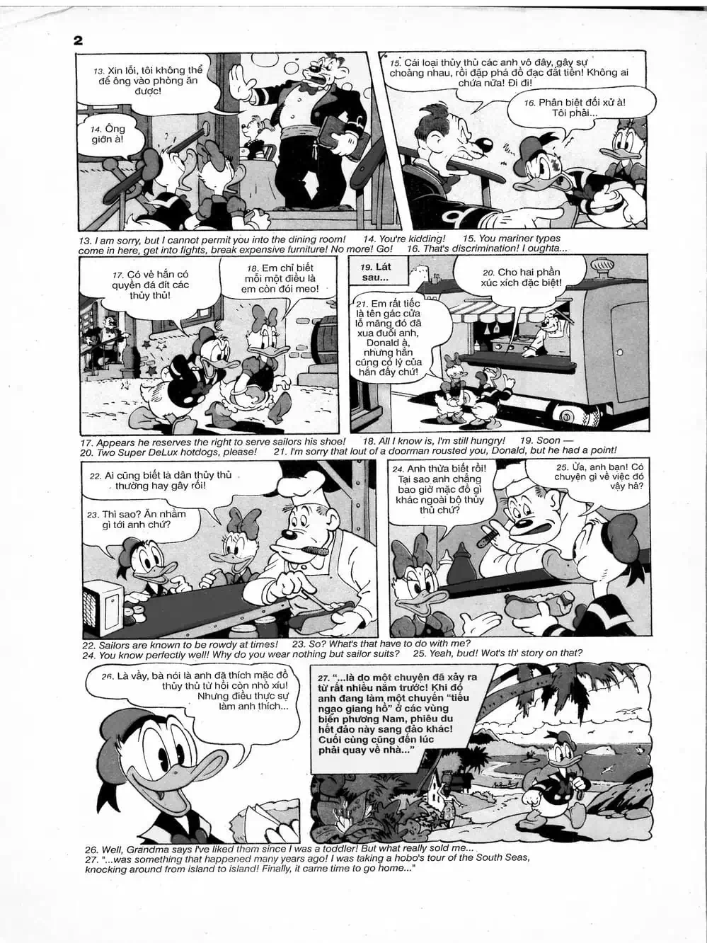 Truyện Tranh Donald Và Bạn Hữu trang 2