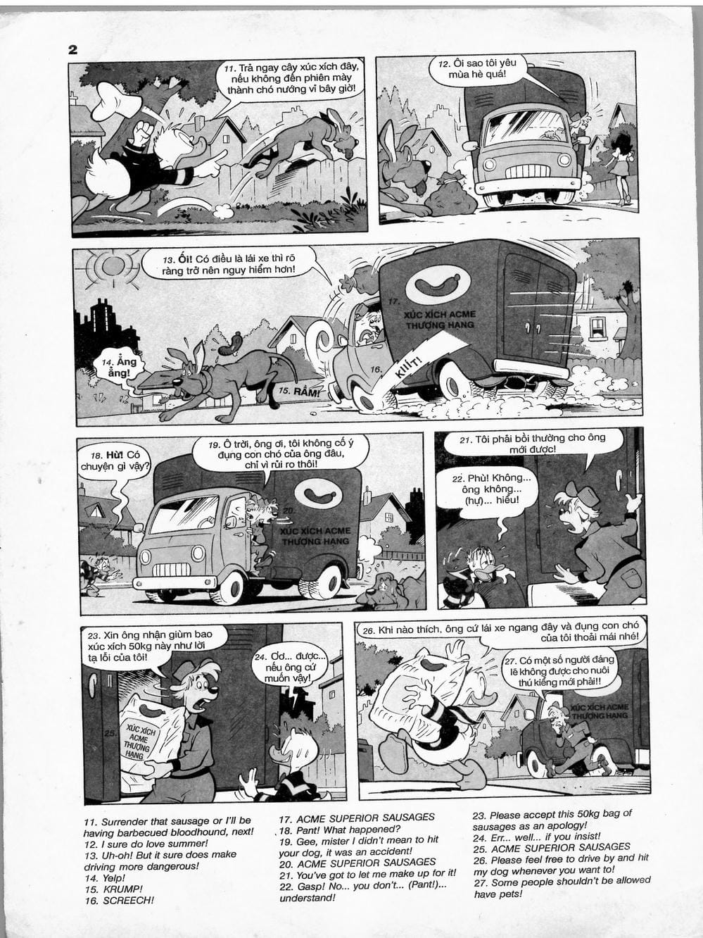 Truyện Tranh Donald Và Bạn Hữu trang 2