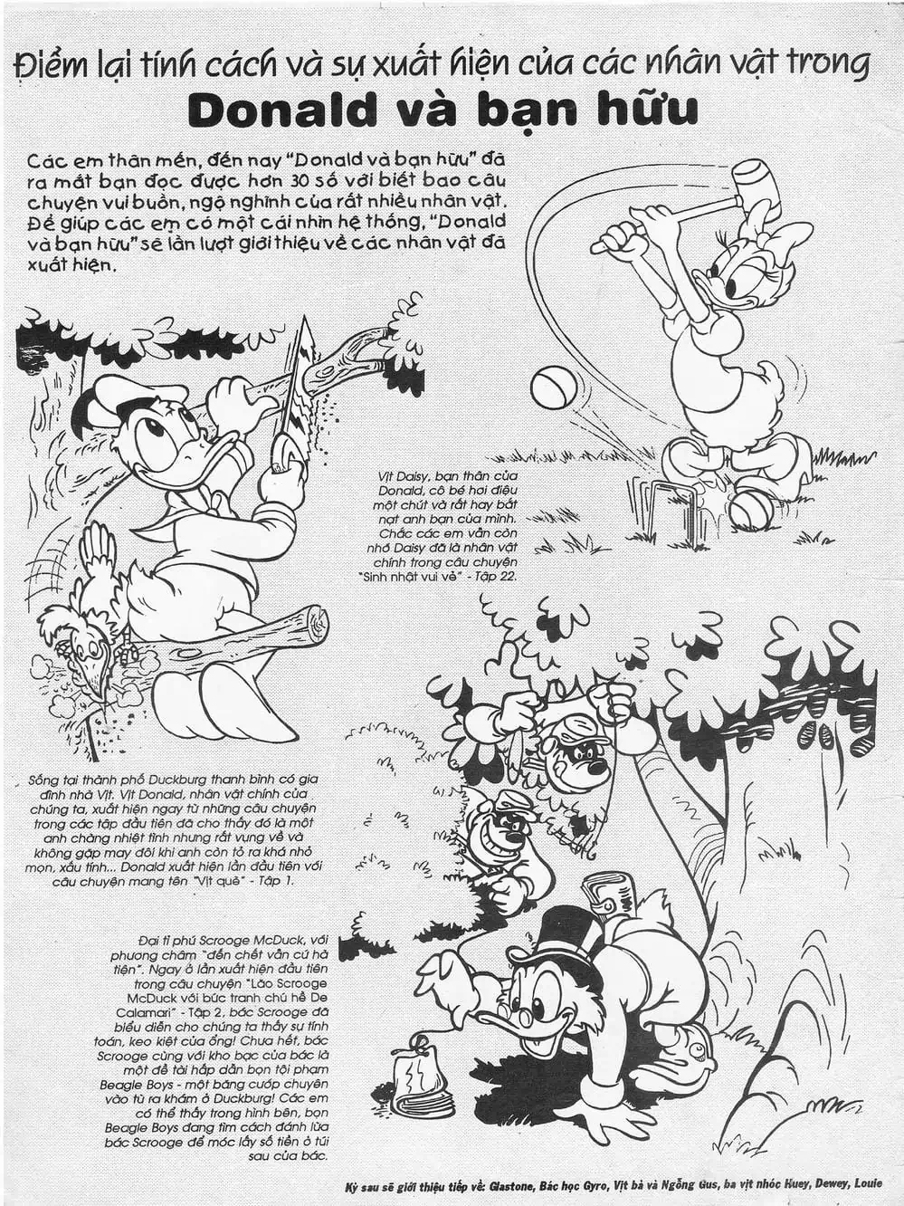 Truyện Tranh Donald Và Bạn Hữu trang 2