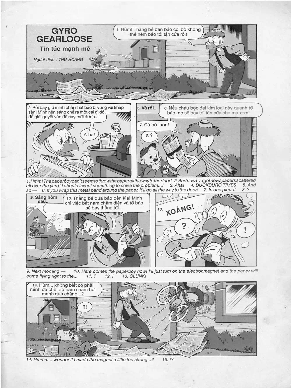 Truyện Tranh Donald Và Bạn Hữu trang 2