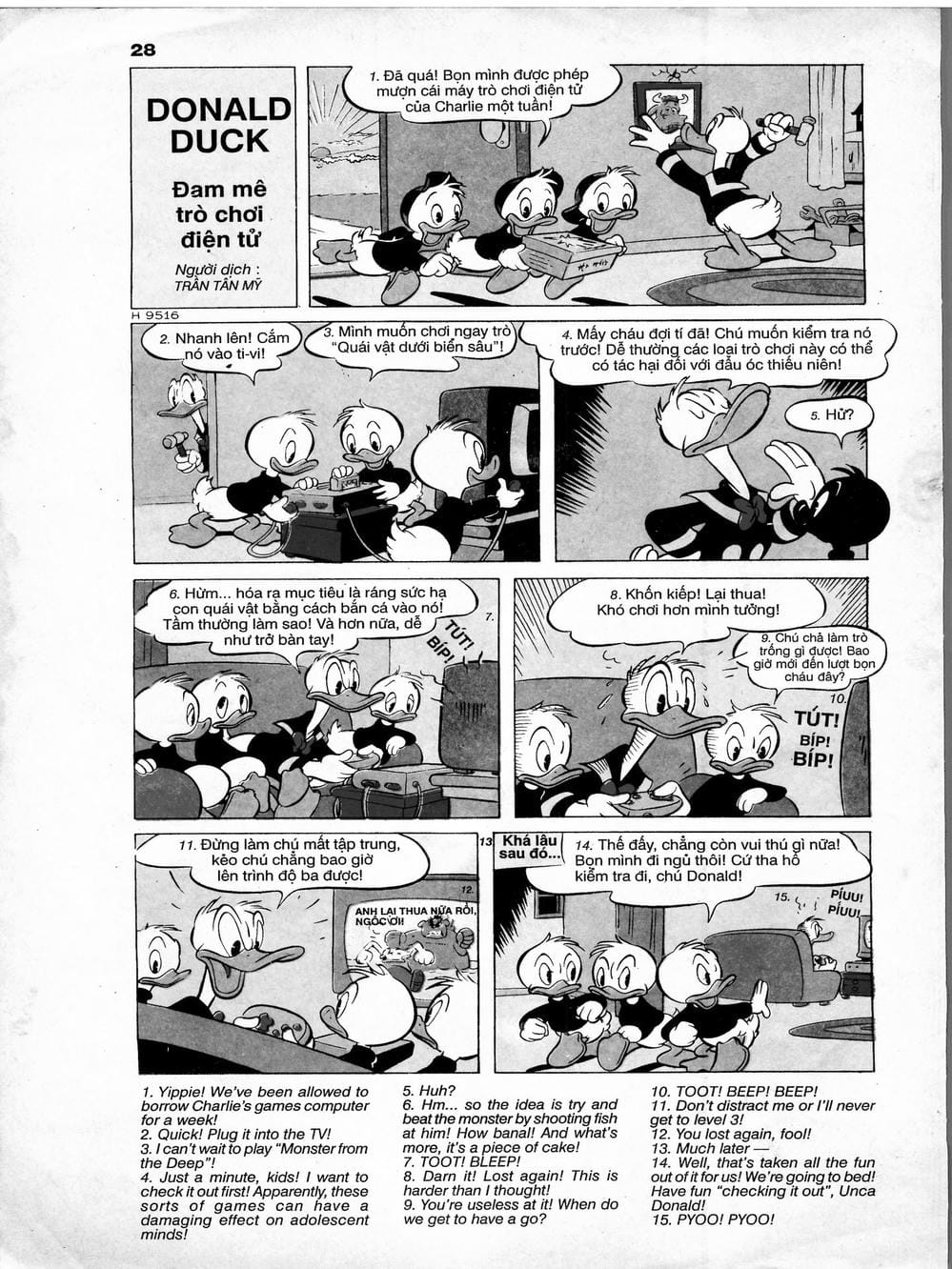 Truyện Tranh Donald Và Bạn Hữu trang 2