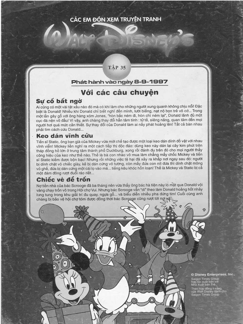 Truyện Tranh Donald Và Bạn Hữu trang 2