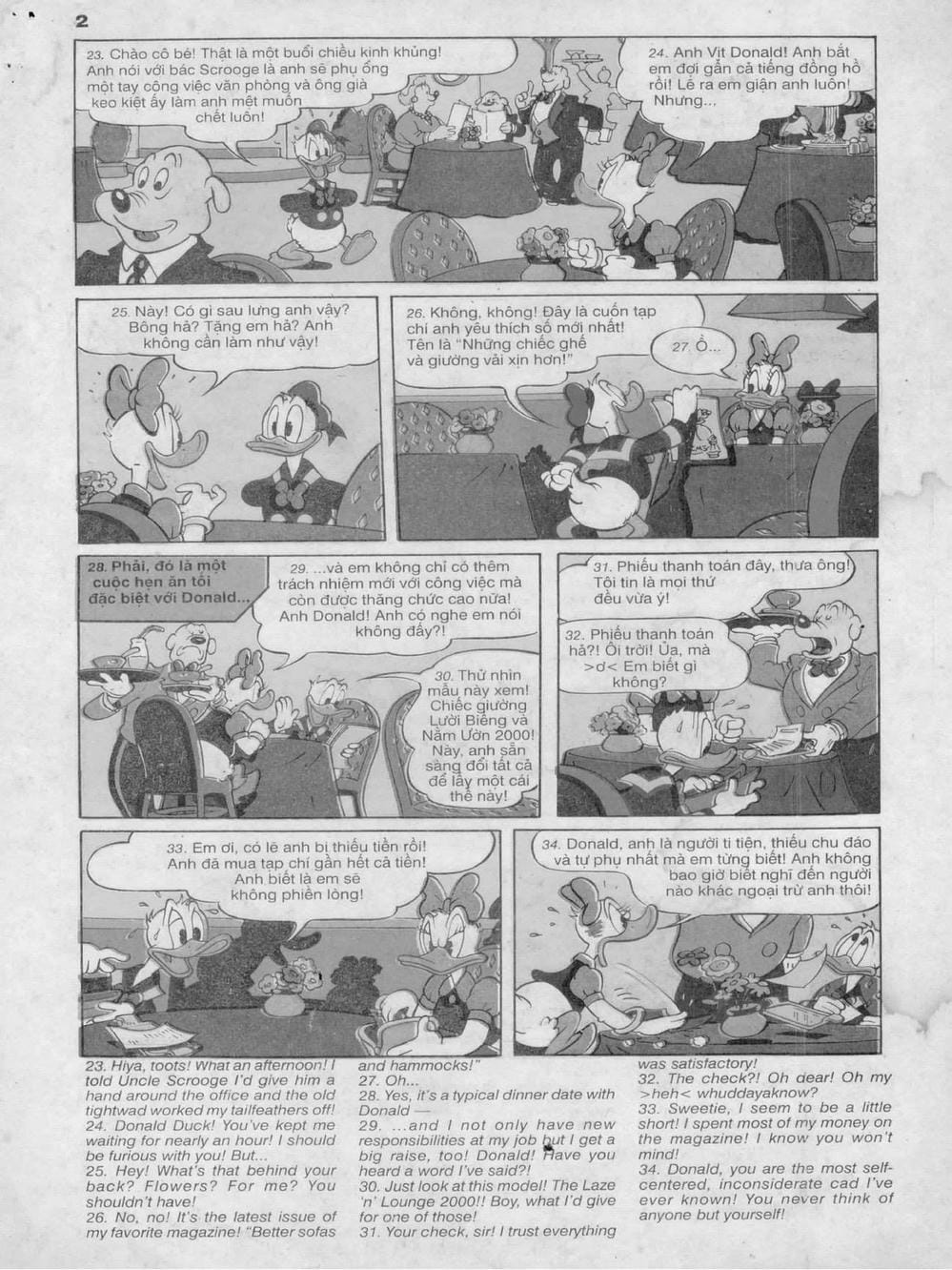 Truyện Tranh Donald Và Bạn Hữu trang 2