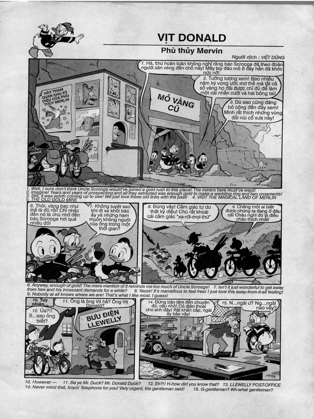 Truyện Tranh Donald Và Bạn Hữu trang 2