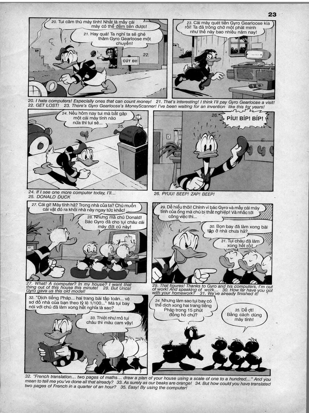 Truyện Tranh Donald Và Bạn Hữu trang 2