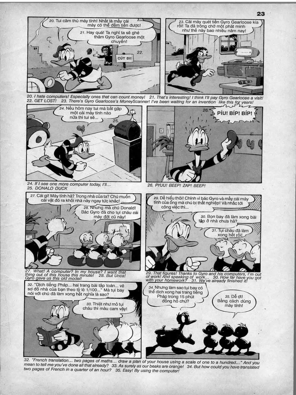 Truyện Tranh Donald Và Bạn Hữu trang 2
