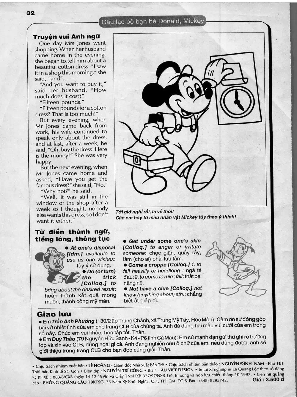 Truyện Tranh Donald Và Bạn Hữu trang 2