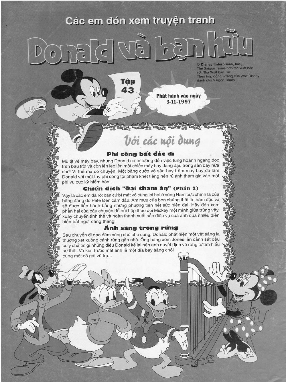 Truyện Tranh Donald Và Bạn Hữu trang 2