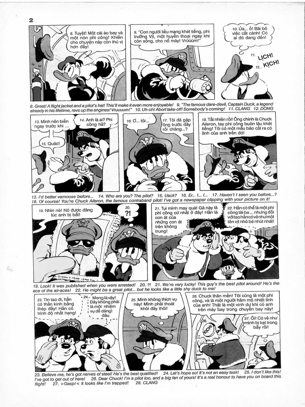 Truyện Tranh Donald Và Bạn Hữu trang 2