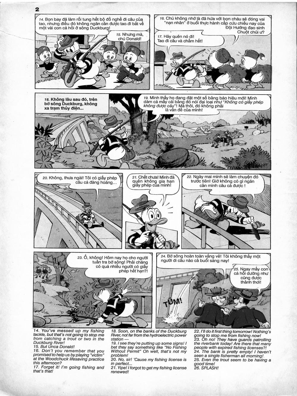Truyện Tranh Donald Và Bạn Hữu trang 2