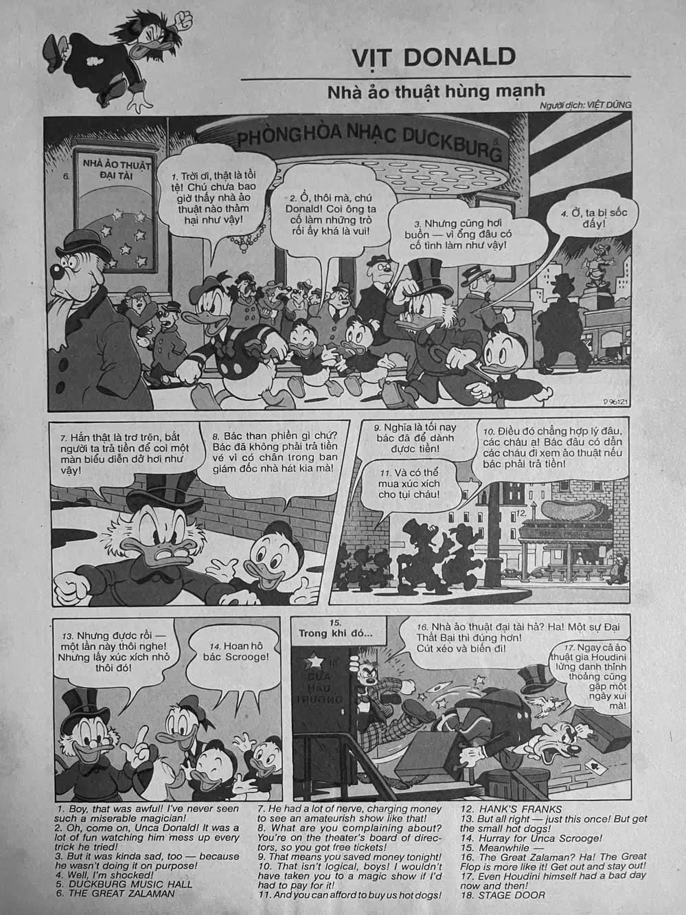 Truyện Tranh Donald Và Bạn Hữu trang 2