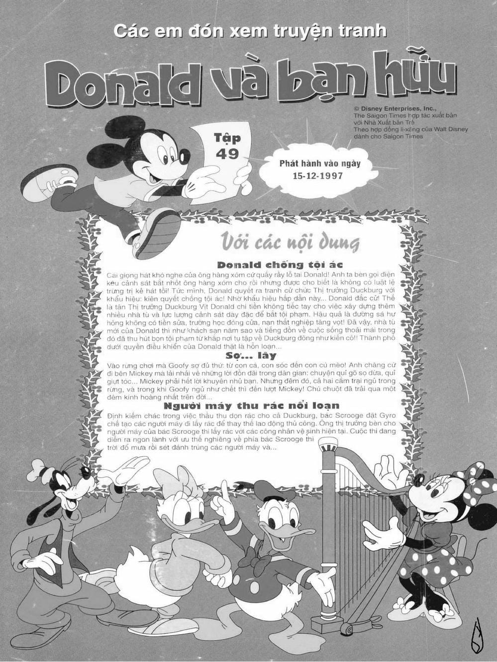 Truyện Tranh Donald Và Bạn Hữu trang 2
