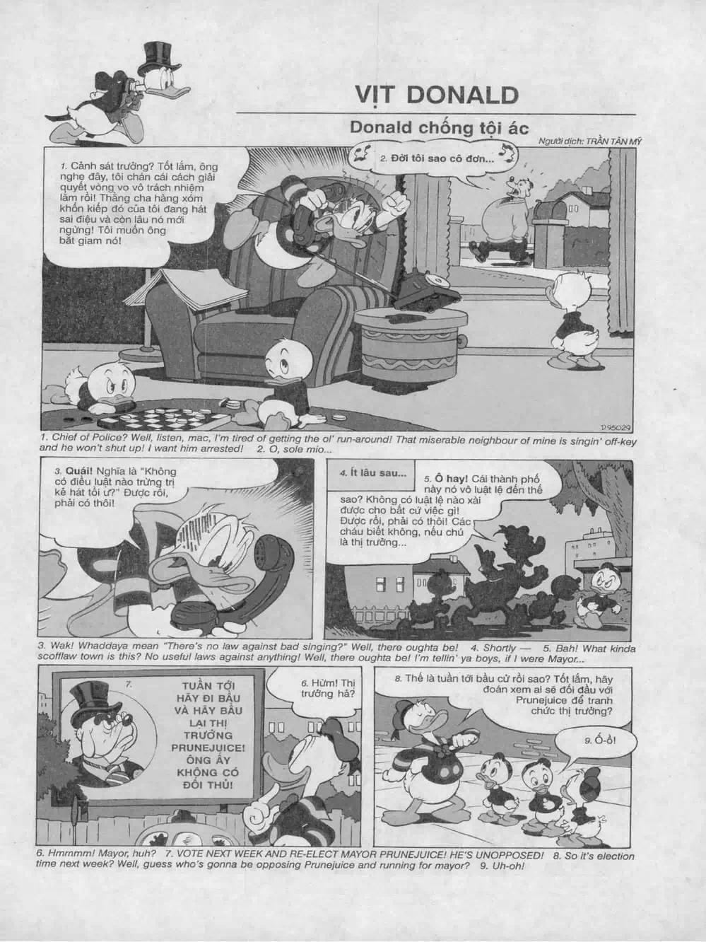 Truyện Tranh Donald Và Bạn Hữu trang 2
