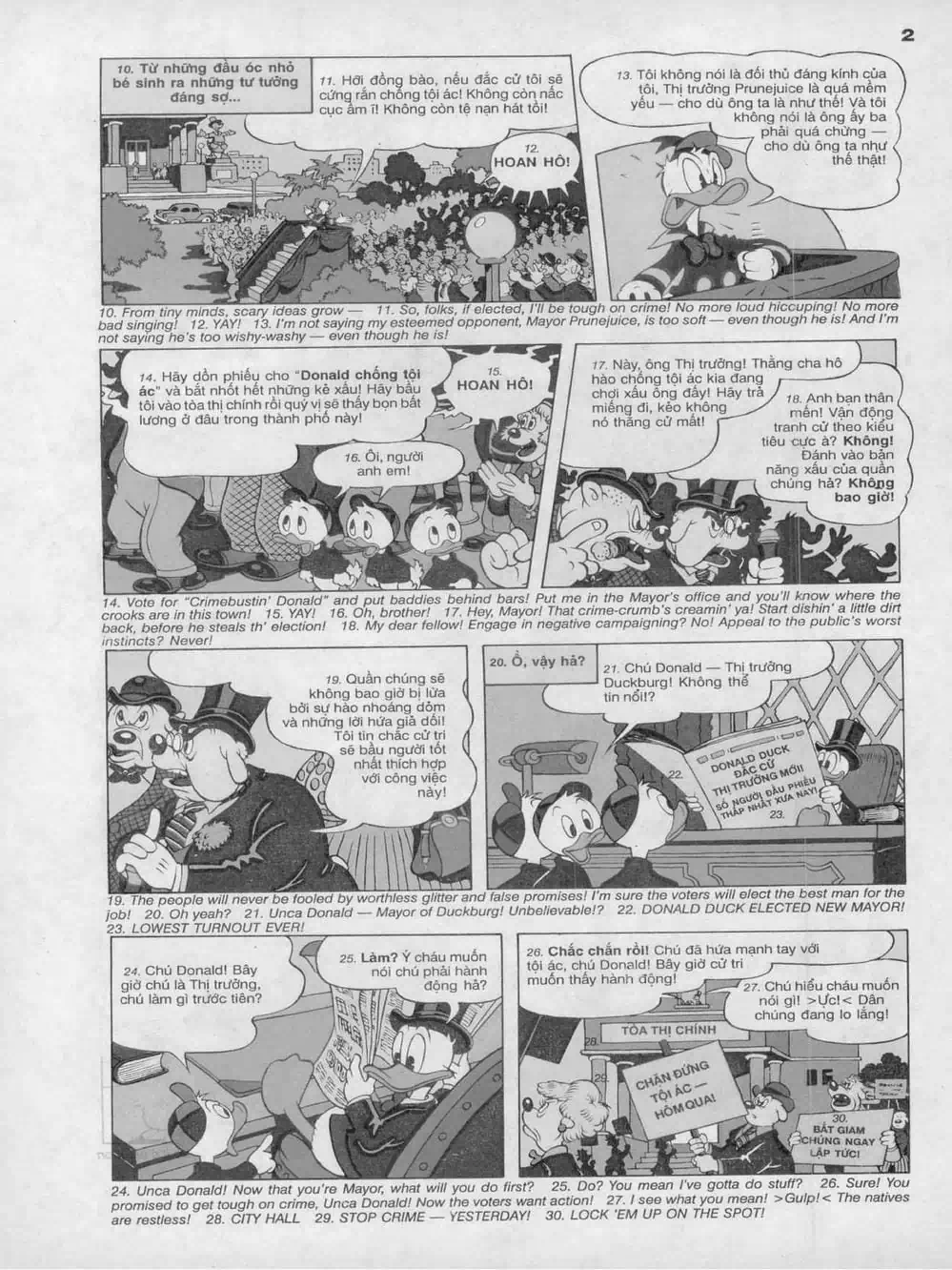 Truyện Tranh Donald Và Bạn Hữu trang 2