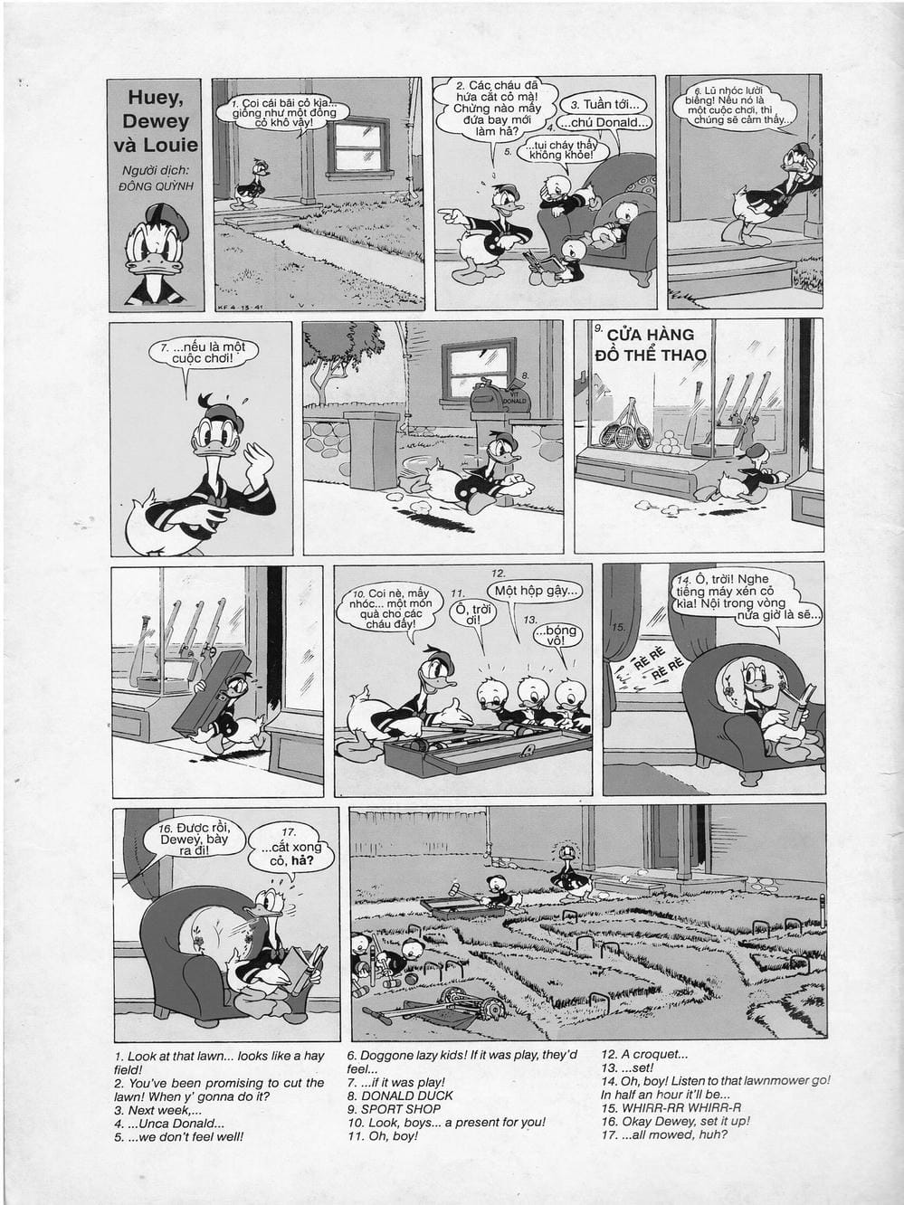Truyện Tranh Donald Và Bạn Hữu trang 2