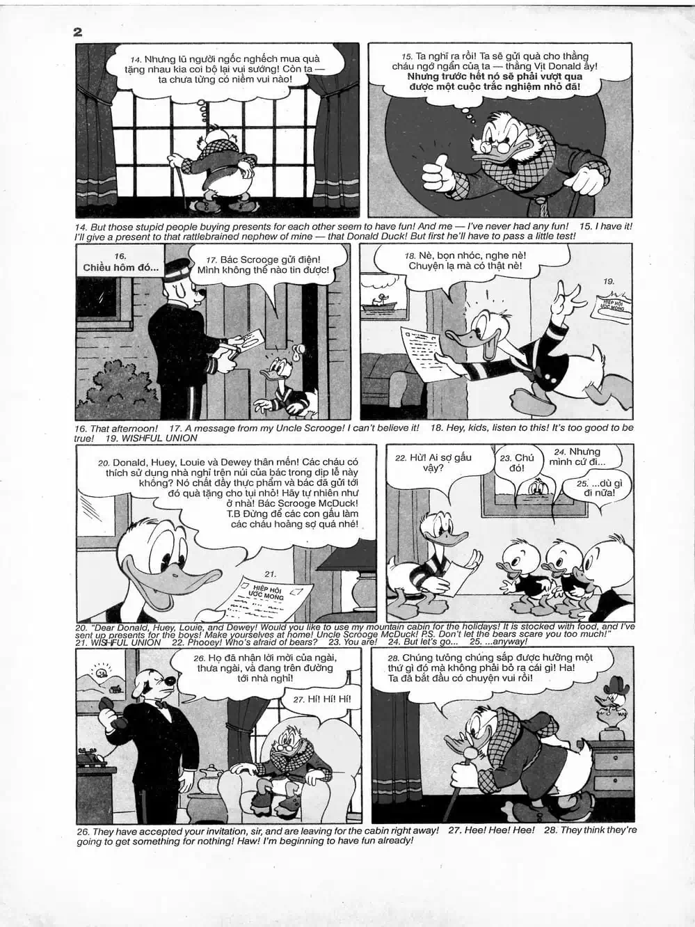 Truyện Tranh Donald Và Bạn Hữu trang 2