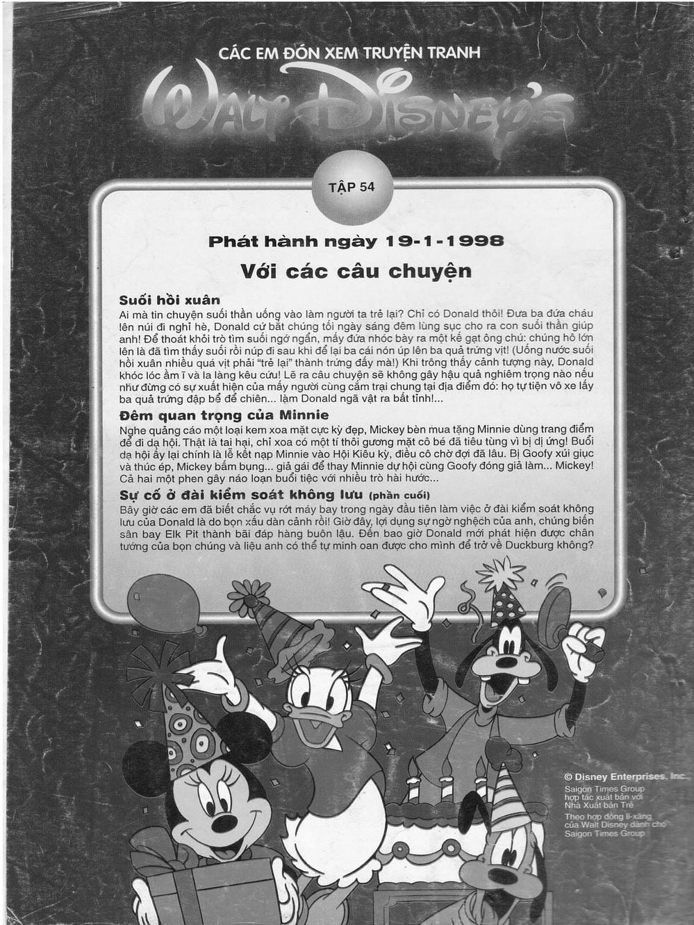 Truyện Tranh Donald Và Bạn Hữu trang 2