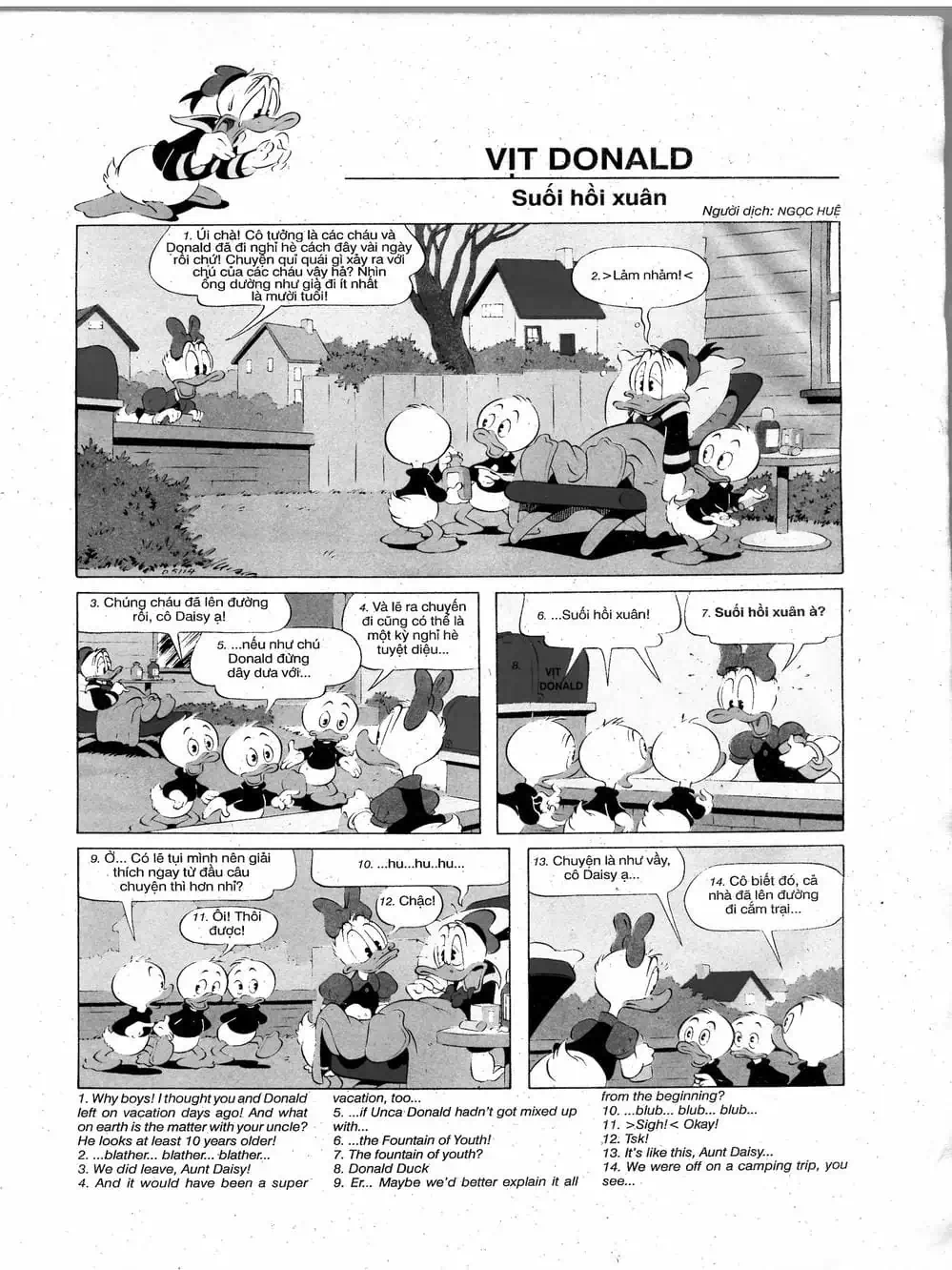 Truyện Tranh Donald Và Bạn Hữu trang 2