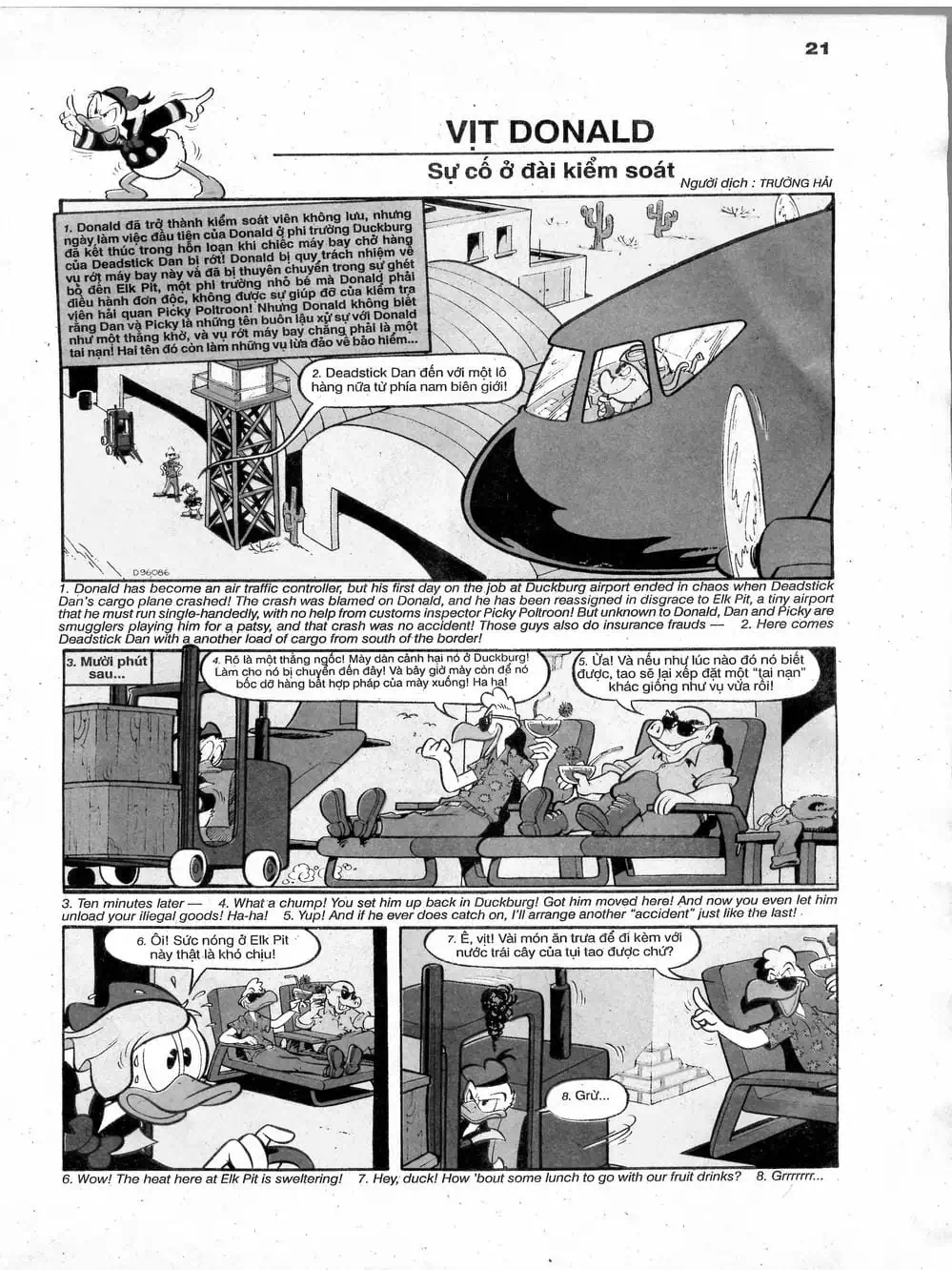 Truyện Tranh Donald Và Bạn Hữu trang 2