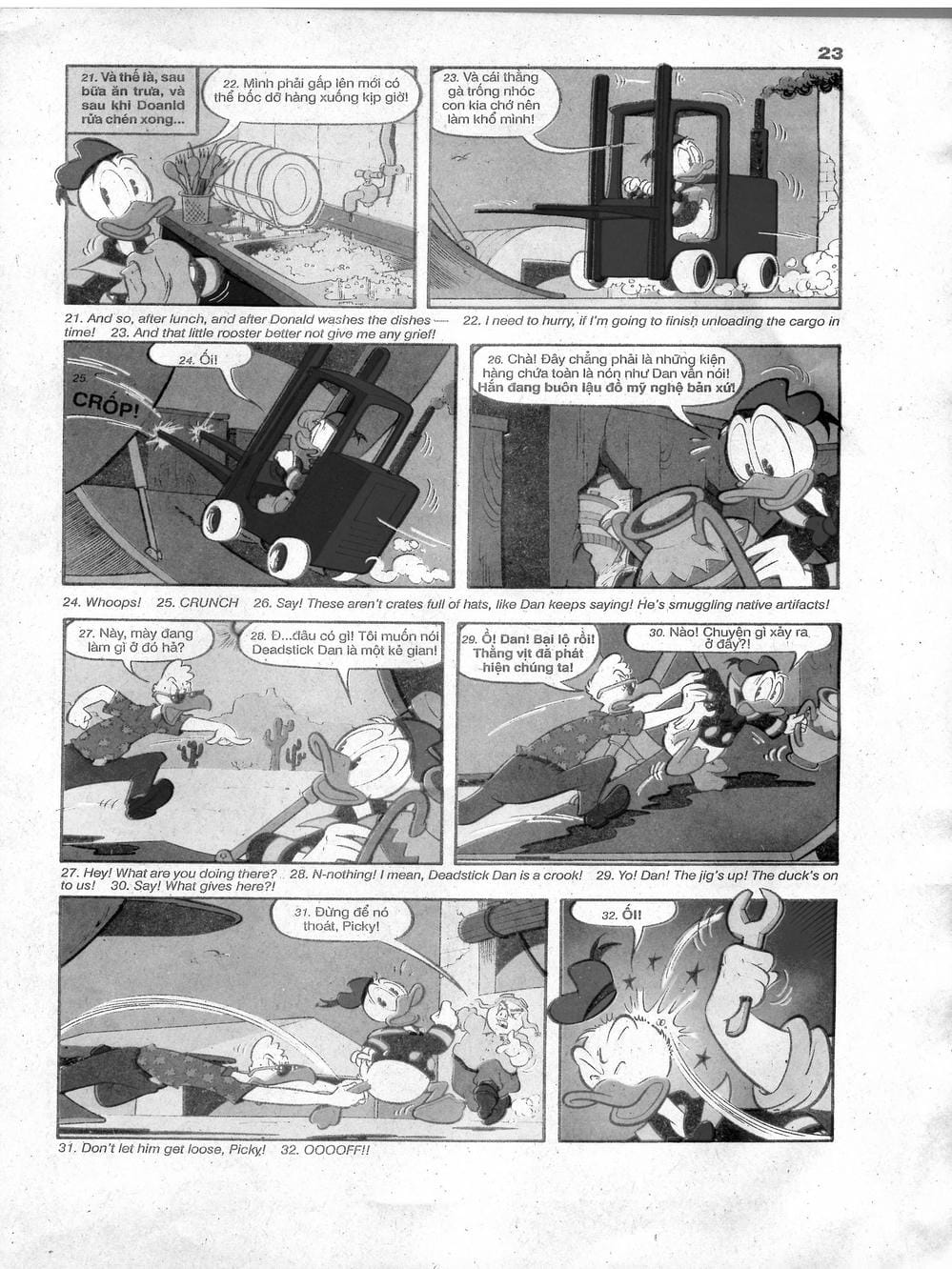 Truyện Tranh Donald Và Bạn Hữu trang 2