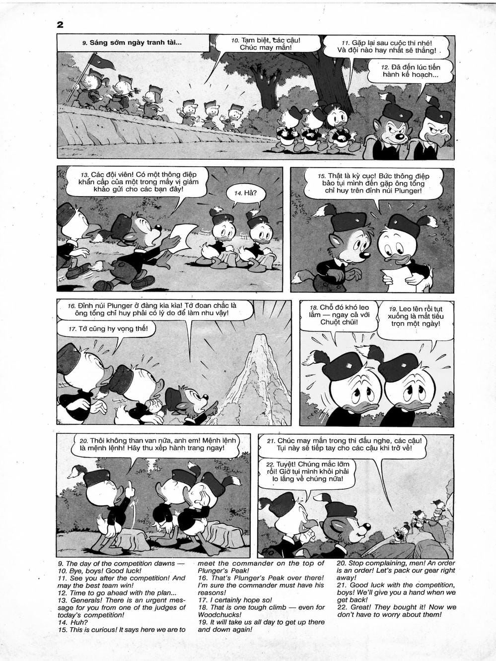 Truyện Tranh Donald Và Bạn Hữu trang 2
