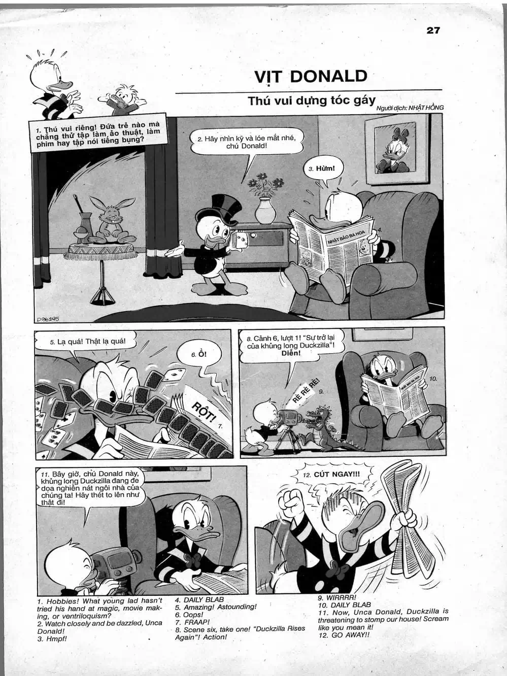 Truyện Tranh Donald Và Bạn Hữu trang 2