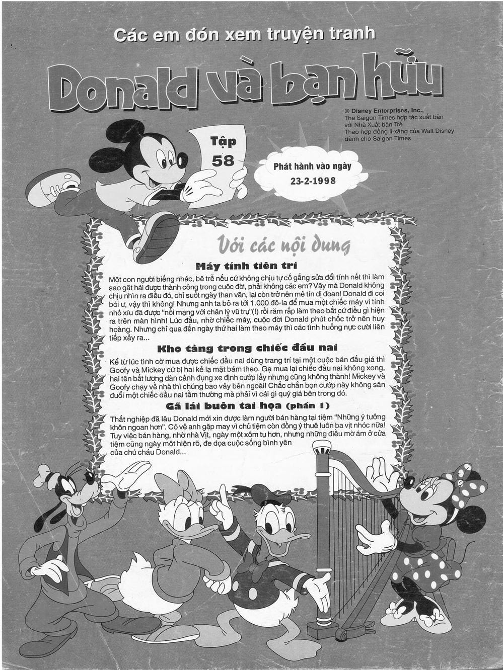 Truyện Tranh Donald Và Bạn Hữu trang 2