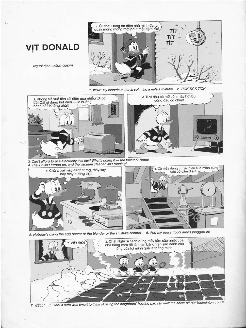 Truyện Tranh Donald Và Bạn Hữu trang 2