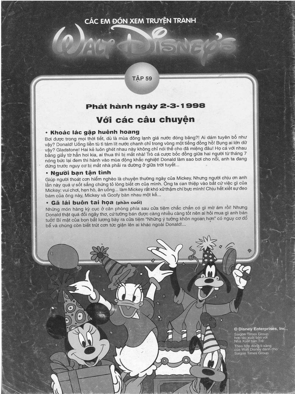 Truyện Tranh Donald Và Bạn Hữu trang 2
