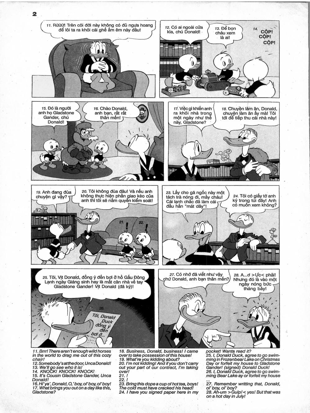 Truyện Tranh Donald Và Bạn Hữu trang 2