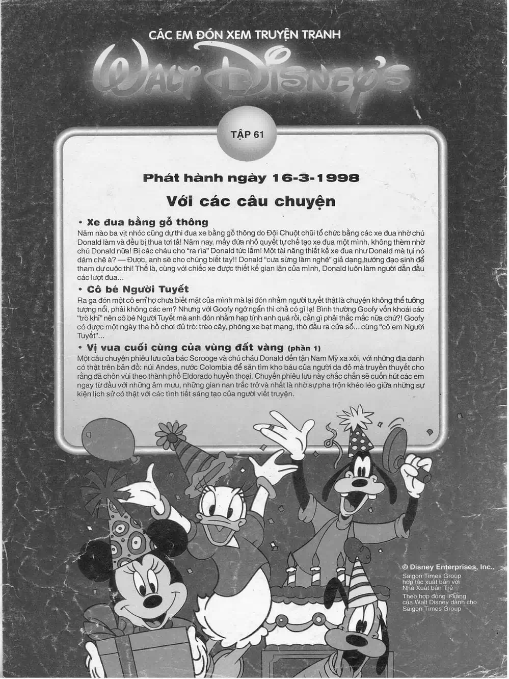 Truyện Tranh Donald Và Bạn Hữu trang 2