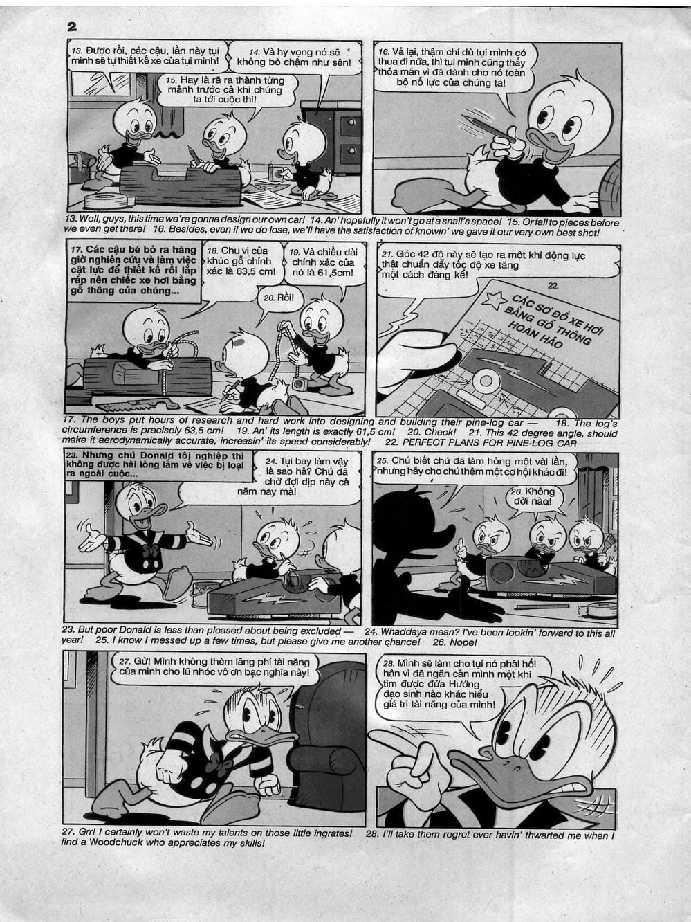 Truyện Tranh Donald Và Bạn Hữu trang 2
