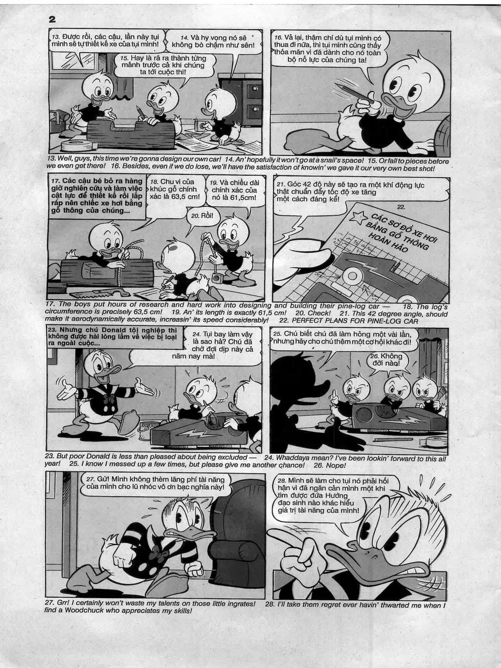 Truyện Tranh Donald Và Bạn Hữu trang 2