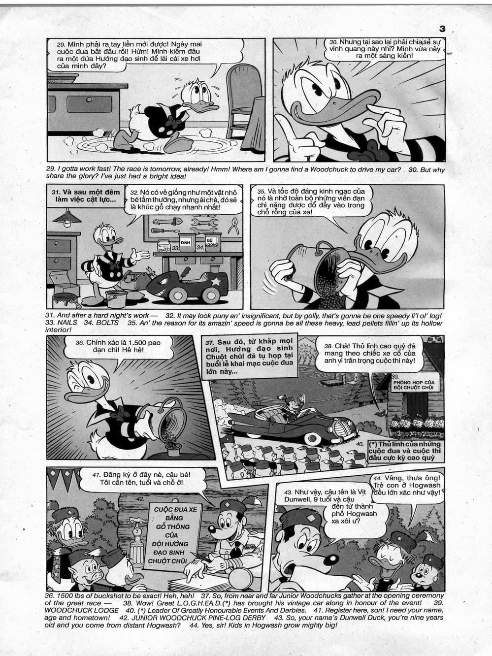 Truyện Tranh Donald Và Bạn Hữu trang 2