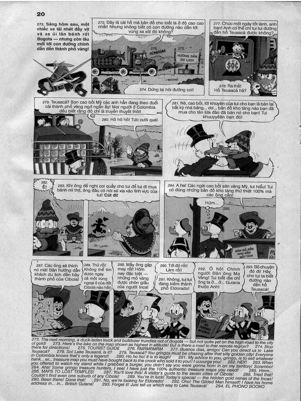 Truyện Tranh Donald Và Bạn Hữu trang 2