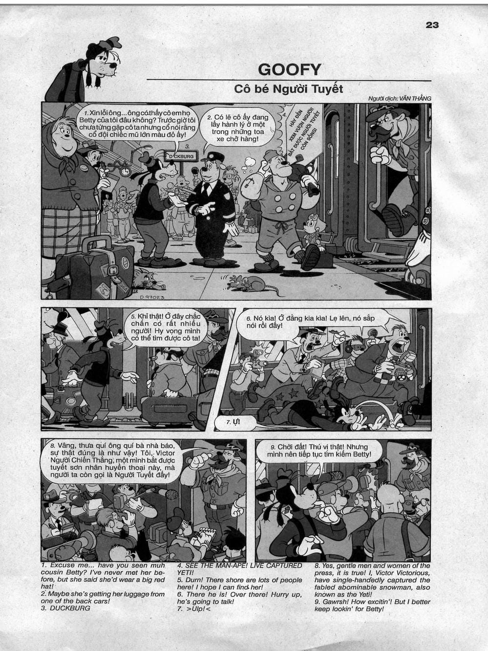 Truyện Tranh Donald Và Bạn Hữu trang 2