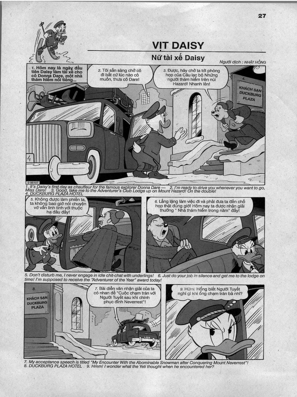 Truyện Tranh Donald Và Bạn Hữu trang 2