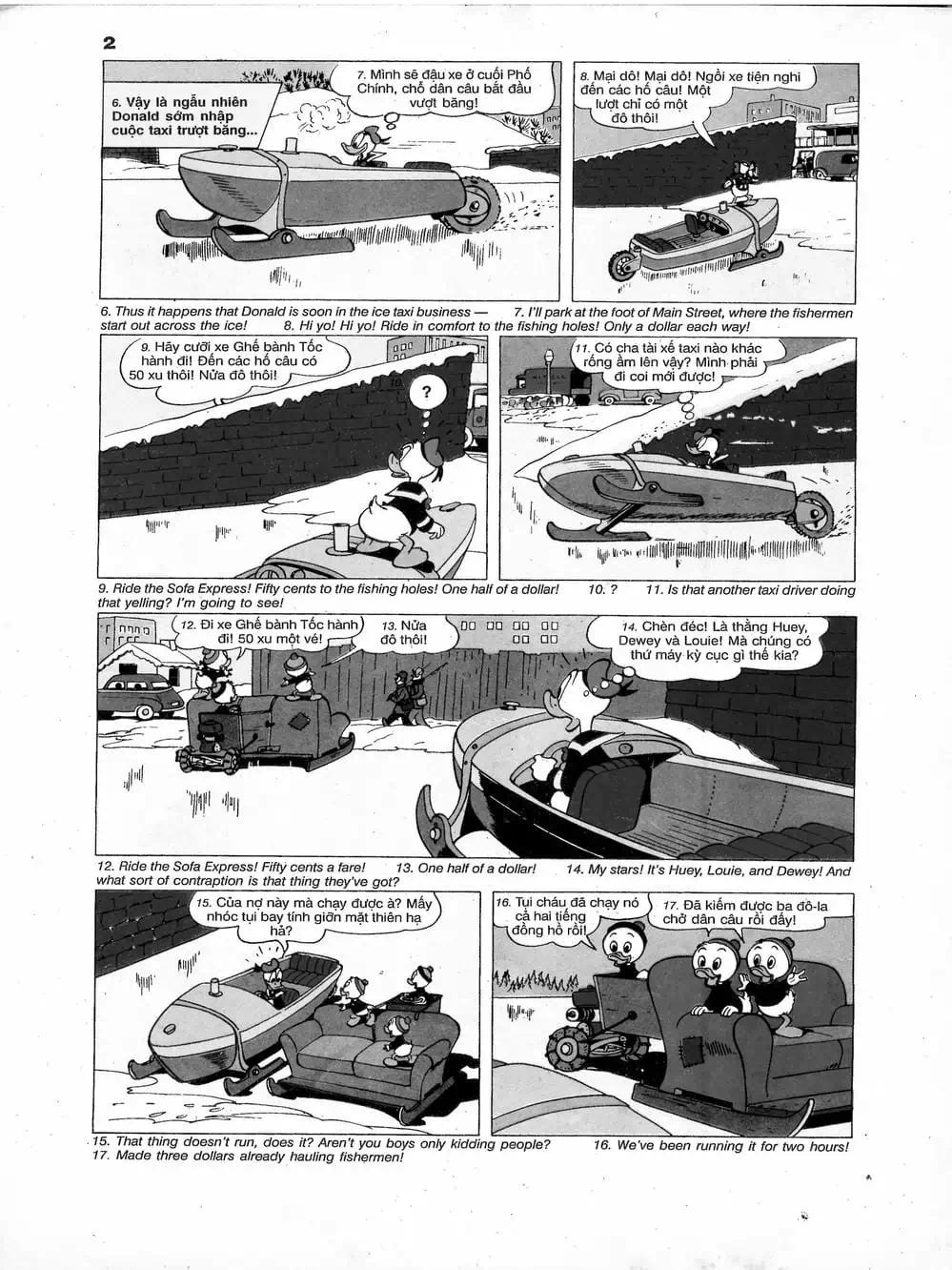 Truyện Tranh Donald Và Bạn Hữu trang 2