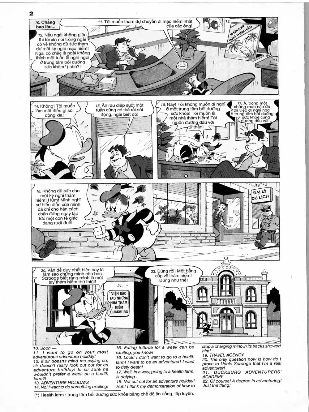 Truyện Tranh Donald Và Bạn Hữu trang 2