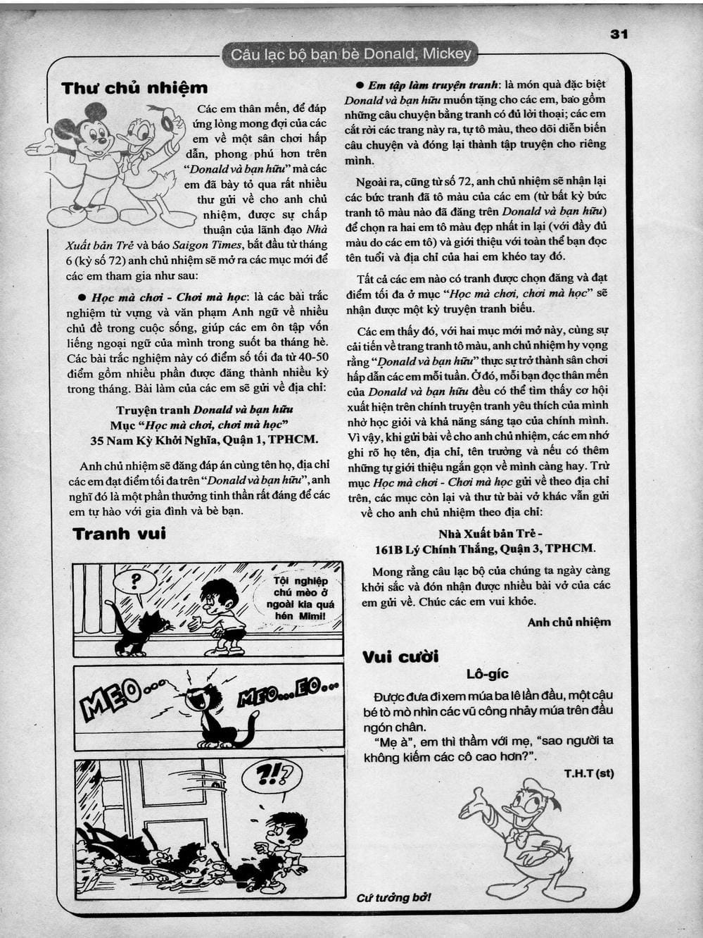 Truyện Tranh Donald Và Bạn Hữu trang 2