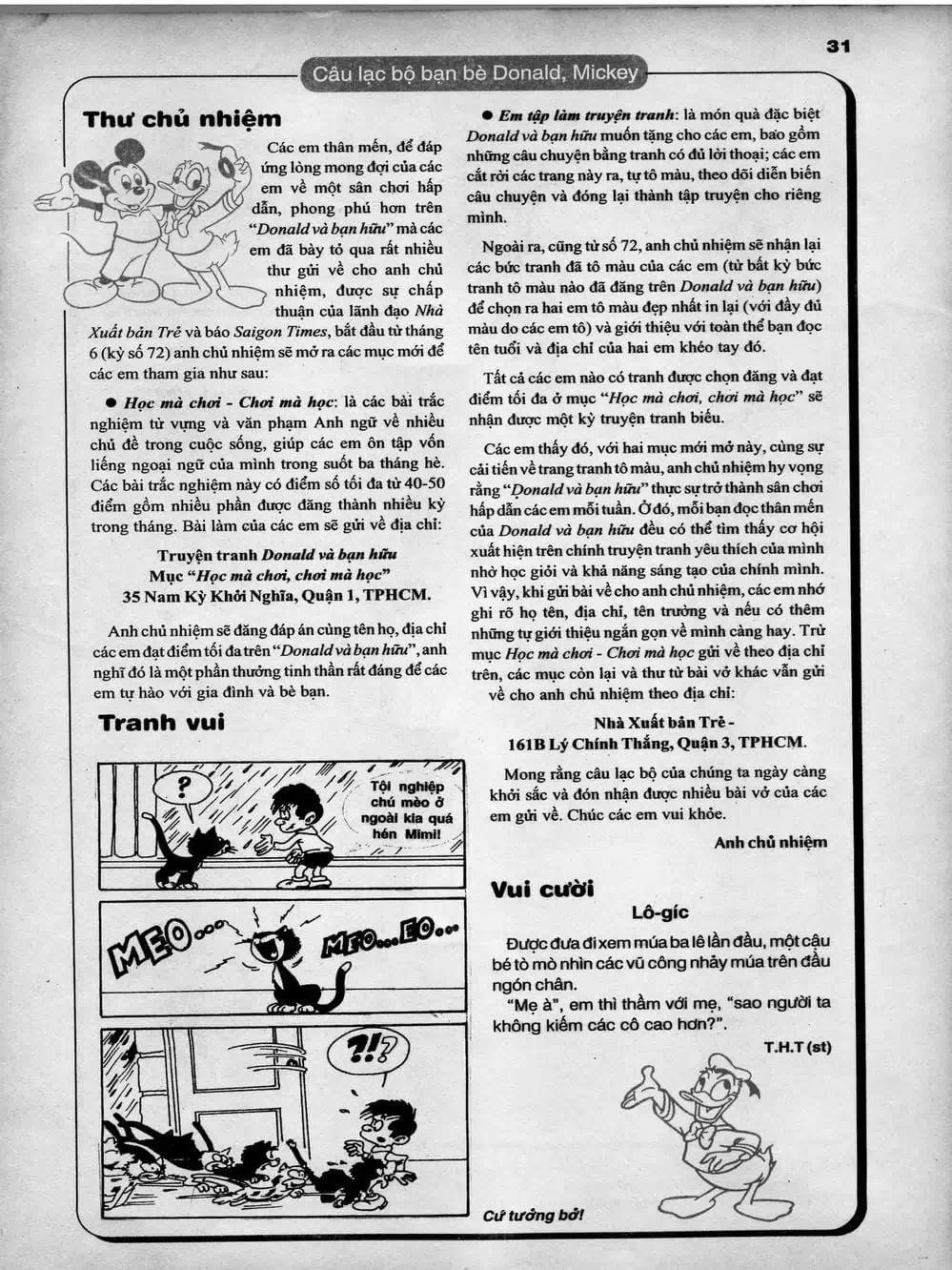 Truyện Tranh Donald Và Bạn Hữu trang 2