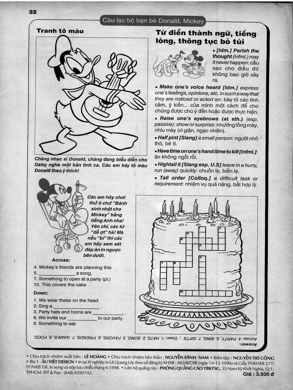 Truyện Tranh Donald Và Bạn Hữu trang 2