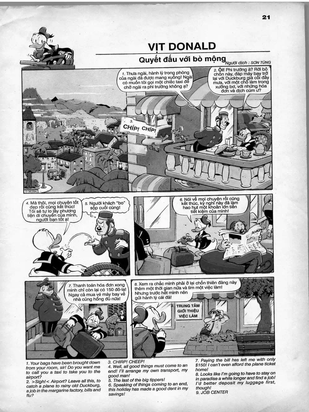 Truyện Tranh Donald Và Bạn Hữu trang 2