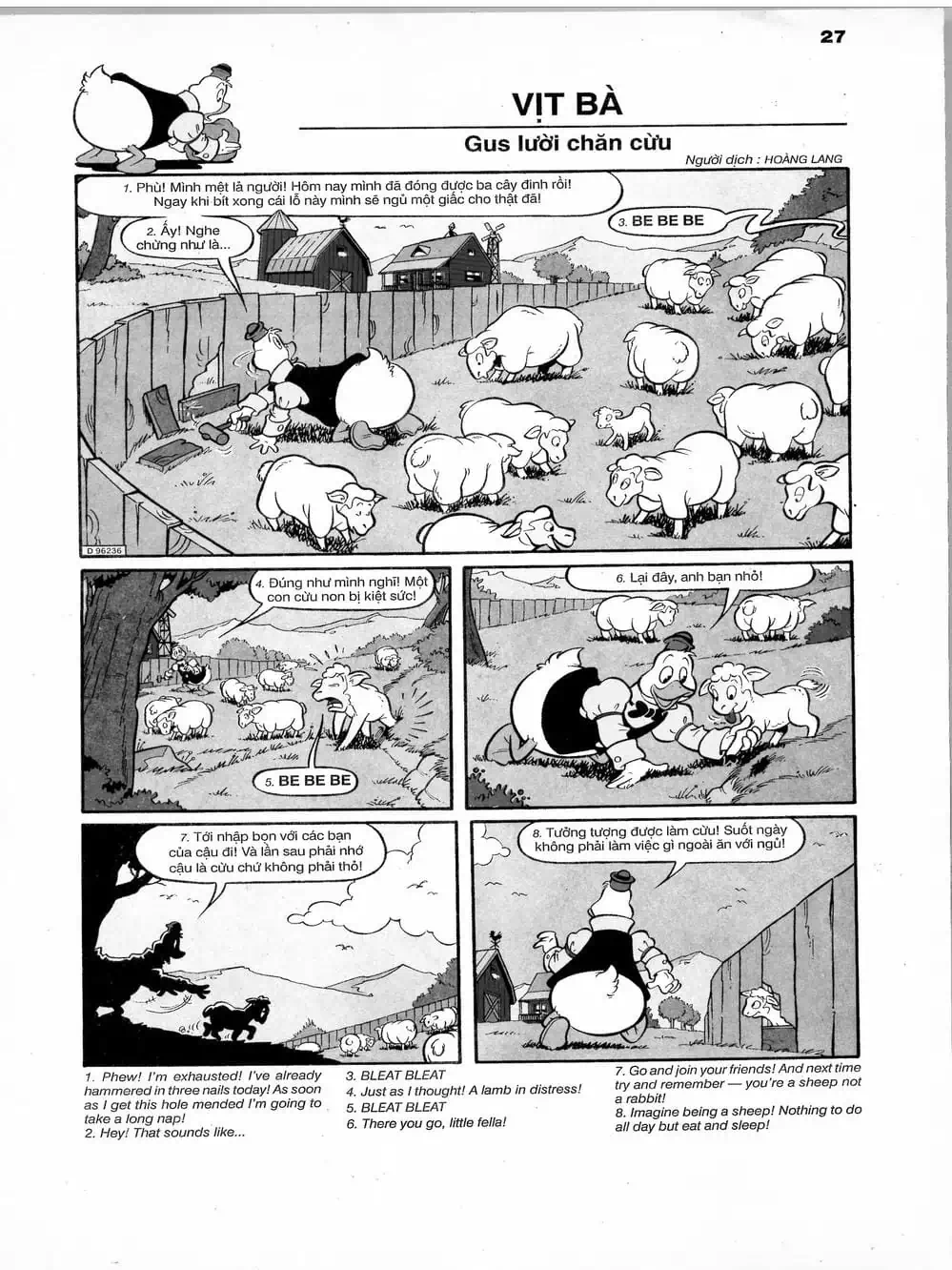 Truyện Tranh Donald Và Bạn Hữu trang 2