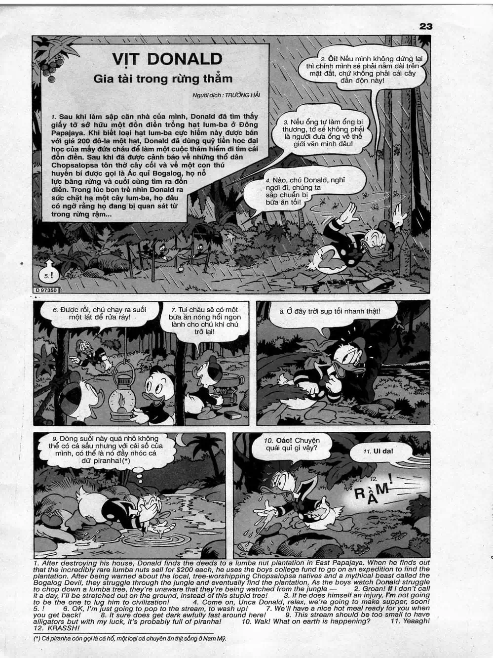 Truyện Tranh Donald Và Bạn Hữu trang 2