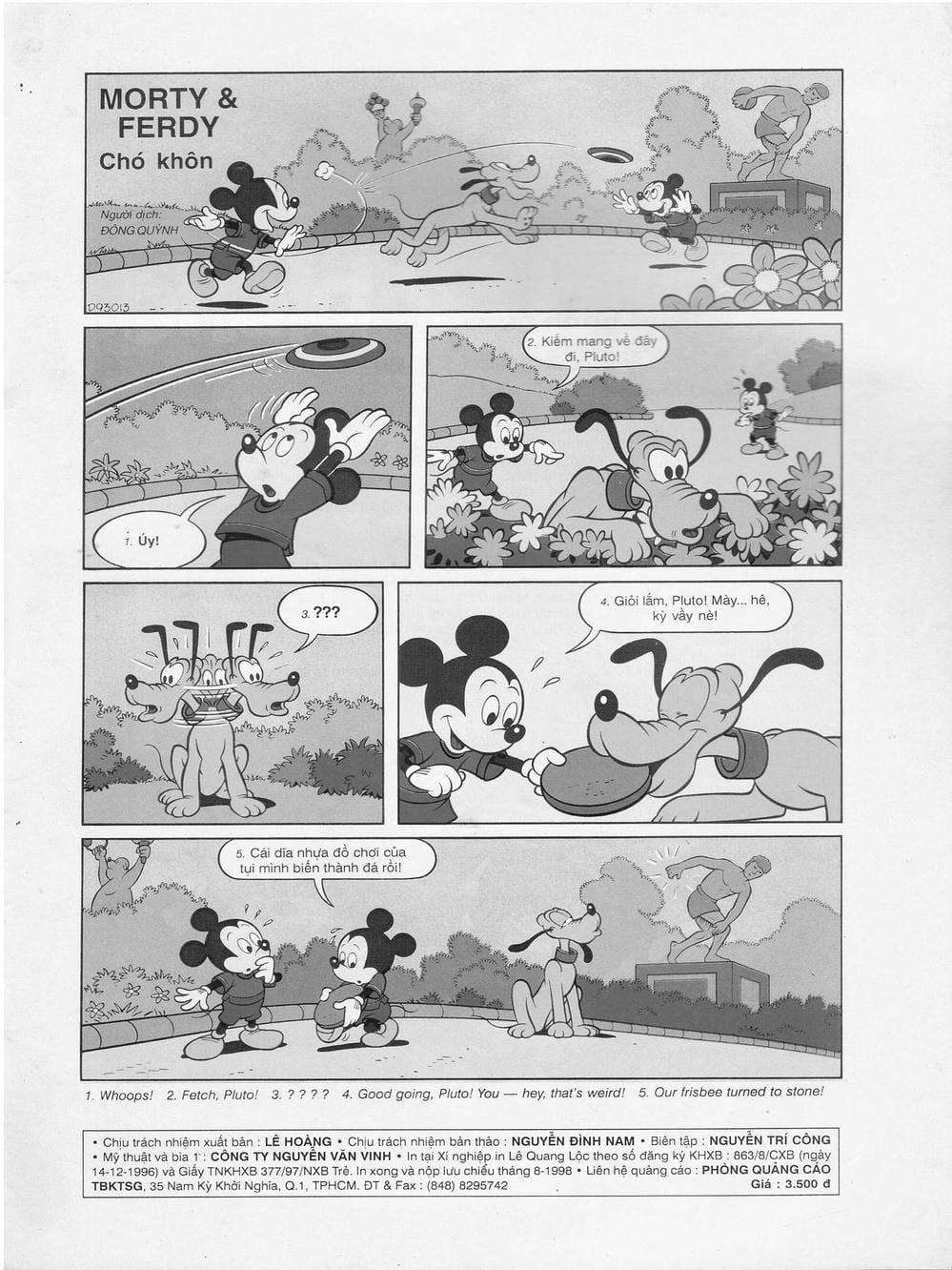 Truyện Tranh Donald Và Bạn Hữu trang 2