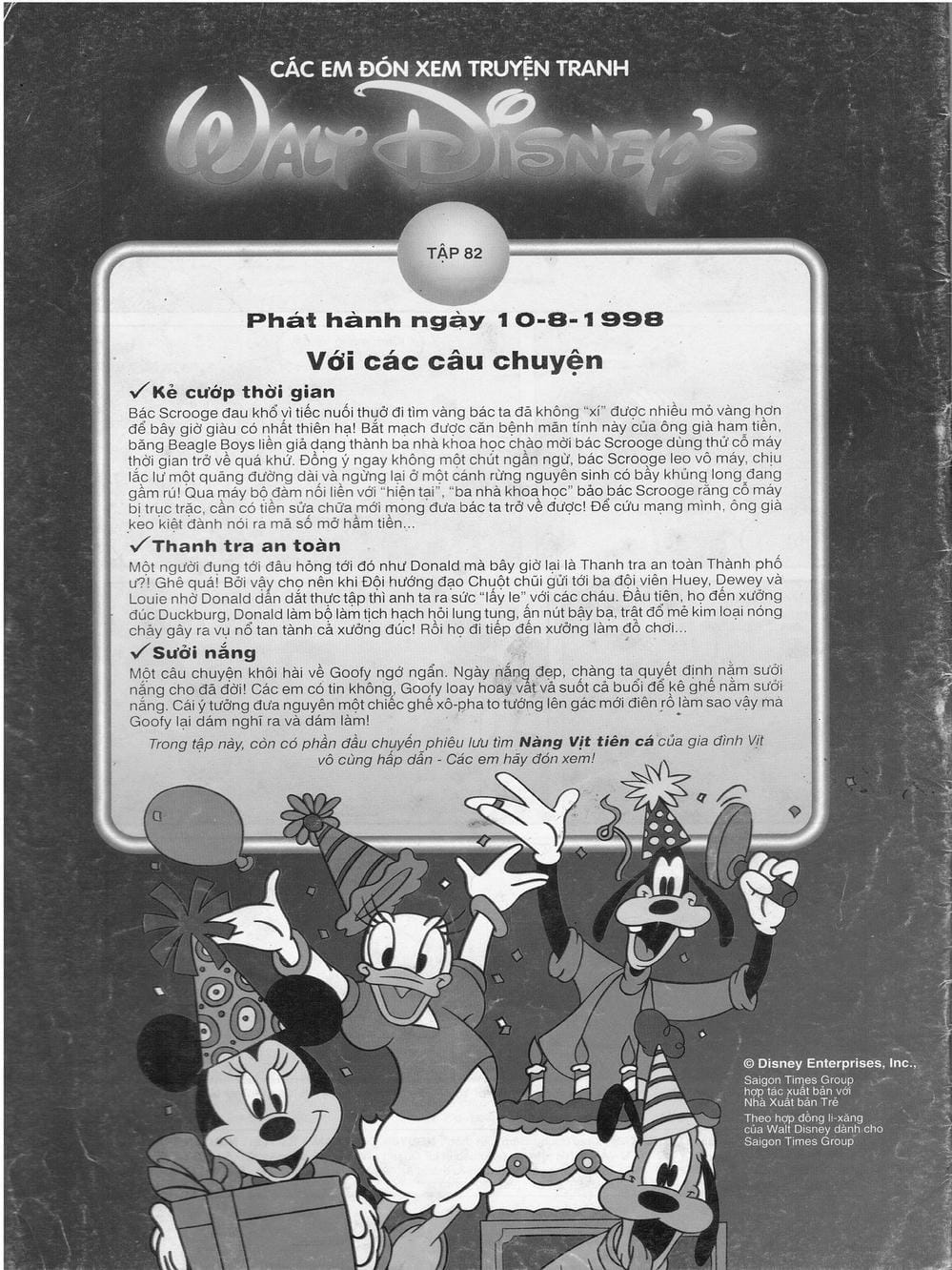 Truyện Tranh Donald Và Bạn Hữu trang 2