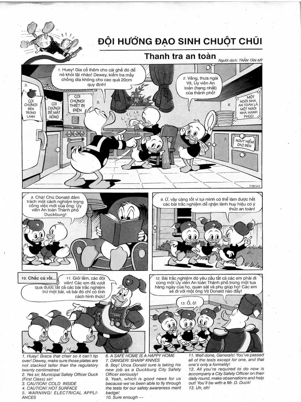 Truyện Tranh Donald Và Bạn Hữu trang 2